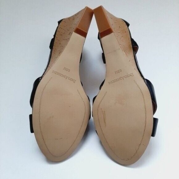 ENZO ANGIOLINI Womens Vanida Wedge Gold Cork Sz 6.5 - Picture 10 of 10